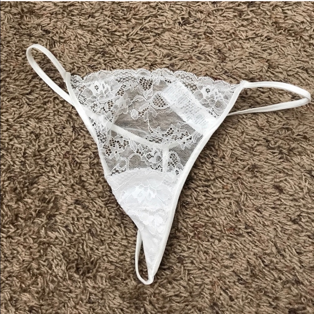 White g string